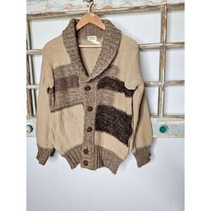 Vintage La Squadra Italian Made Button Up Cardigan Men's size Large